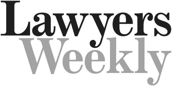 Lawyers Weekly Logo in Greyscale