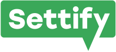 Settify Logo on the footer
